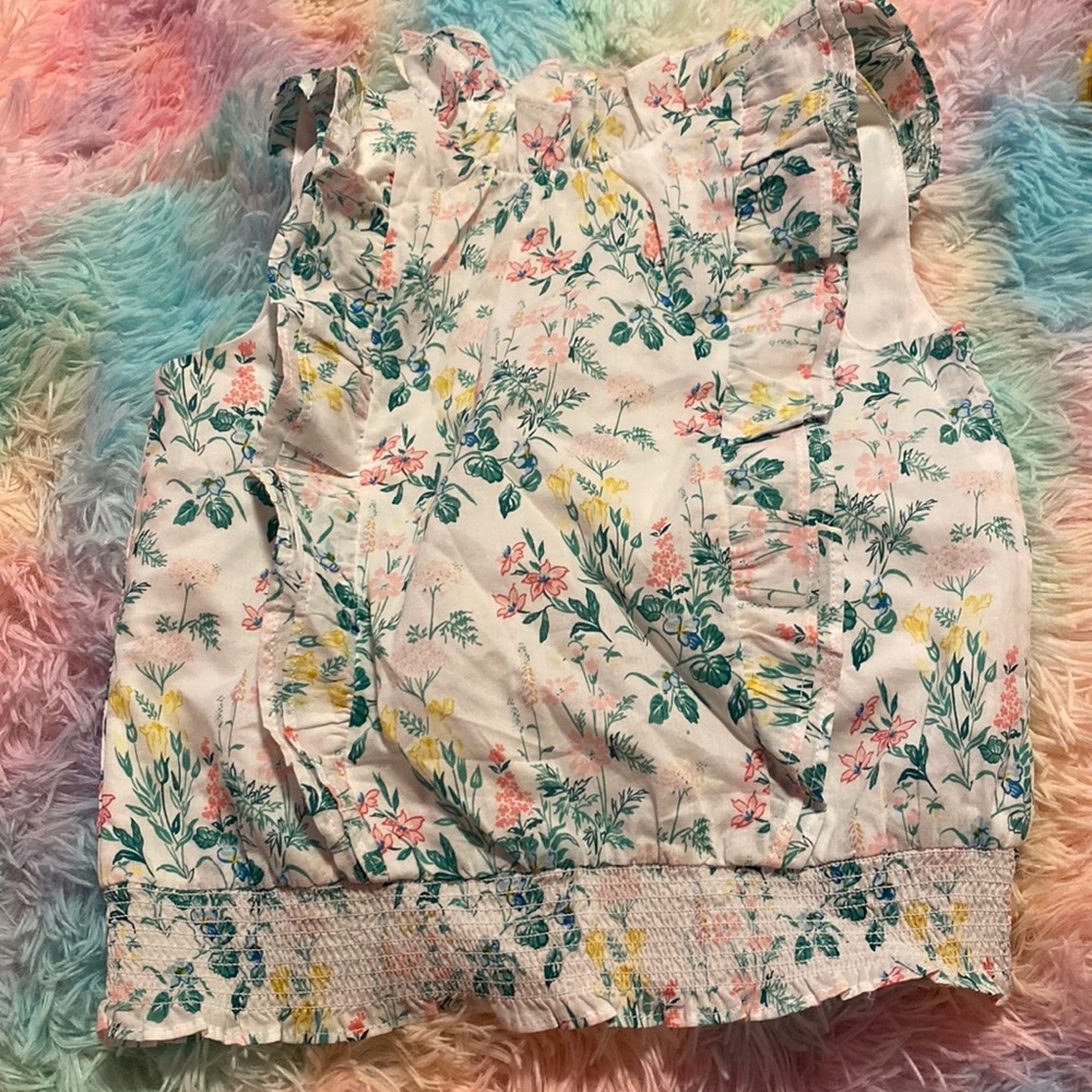 New Janie & jack girls floral top